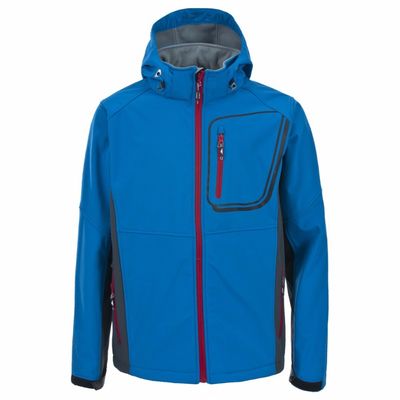Υπαίθριο πολυεστέρα αναπνεύσιμο σακάκι Softshell αγοριών ενδυμάτων σακακιών ΠΑΙΔΙΏΝ με κουκούλα