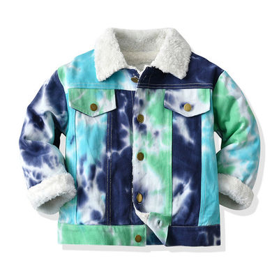 Σακάκι Outwear παιδιών των κοριτσιών των αγοριών cOem σακακιών τζιν κεντητικής συνήθειας