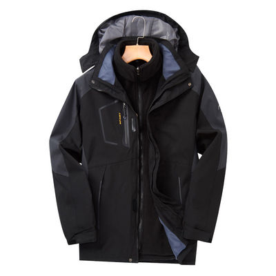 Υπαίθριων ατόμων 3 σακακιών ορειβασίας Windbreaker αδιάβροχων σε 1 σακάκι