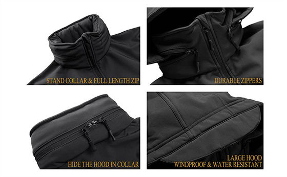 Υπαίθριο αδιάβροχο σακάκι ανακύκλωσης Softshell Windproof