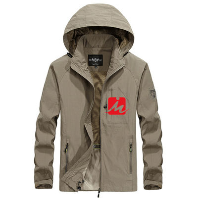 Περιστασιακό παλτό σακακιών Windbreaker των στρατιωτικών με κουκούλα αδιάβροχων ατόμων WindBreaker