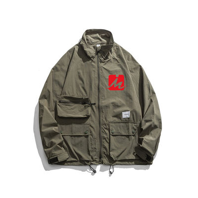 Με κουκούλα αδιάβροχο Windbreaker σακακιών άνοιξης σακάκι Windbreaker φθινοπώρου υπαίθριο ελαφρύ