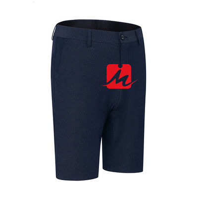 Βιώσιμα σορτς πολυεστέρα Spandex σορτς γκολφ τεντωμάτων γονάτων αναπνεύσιμα