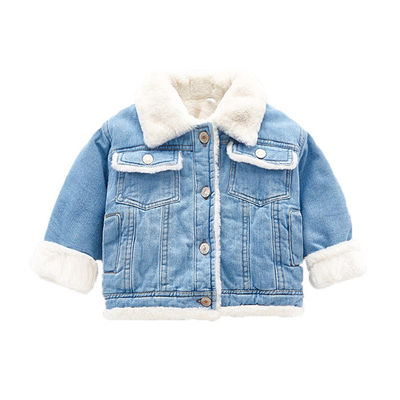 Σακάκι Outwear παιδιών των κοριτσιών των αγοριών cOem σακακιών τζιν κεντητικής συνήθειας