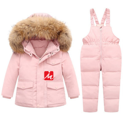Outerwear παλτών παπιών σακακιών πολυεστέρα ελαφριές κάτω άσπρες κάτω φόρμες Jumpsuit παιδιών