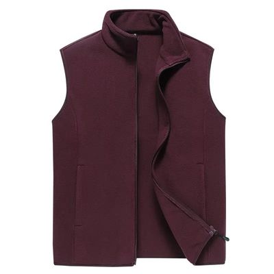 Ανδρικό ανεμοθραύστη αναπνεύσιμο Rpet Polar Fleece Αθλητικό γιλέκο Fleece εξωτερικού χώρου